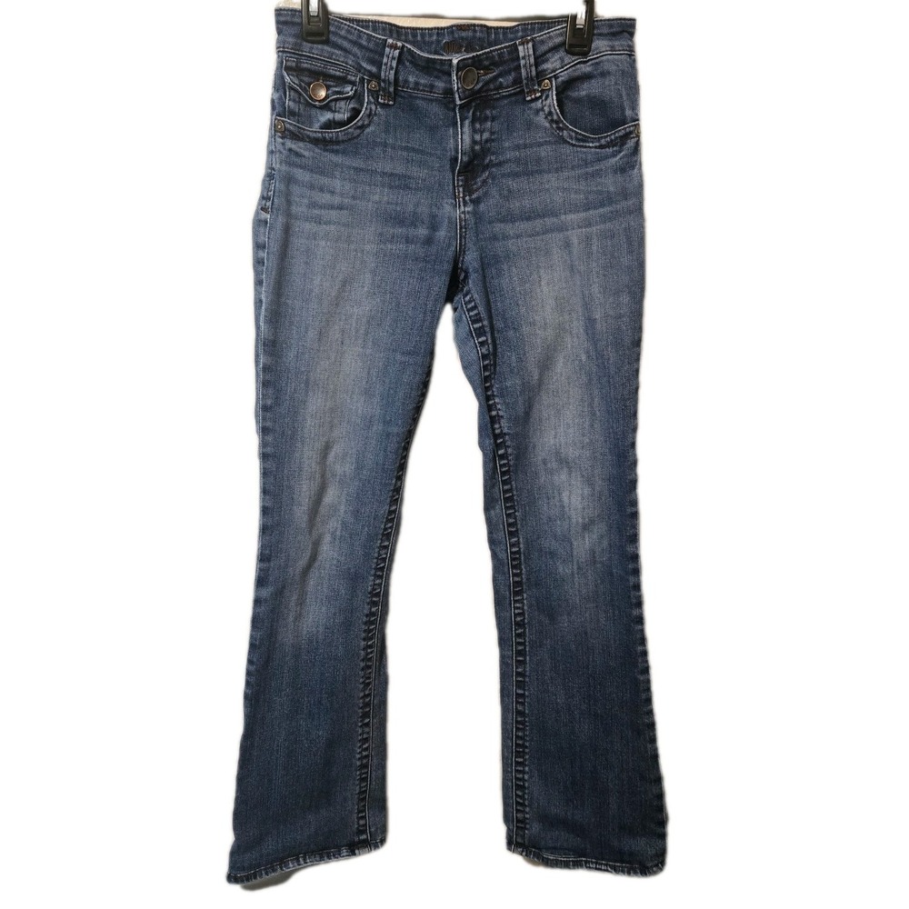 Kut From The Kloth Women's Medium Wash Bootcut Jeans Button Flap Pocket Size 6